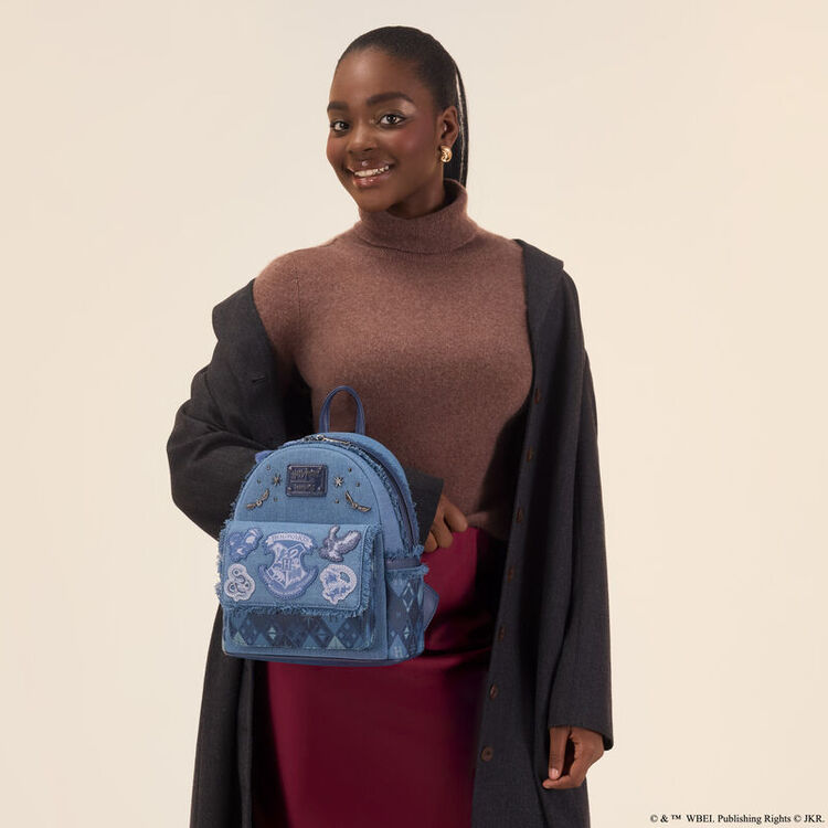 Product Τσάντα Πλάτης Loungefly Warner Bros: Harry Potter - Denim Mini Backpack image