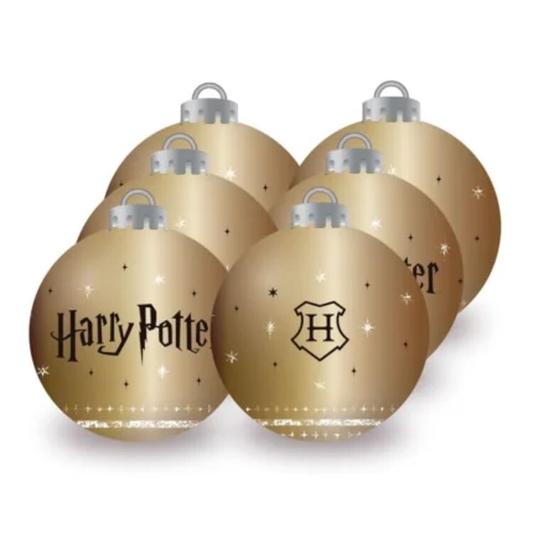 Product Harry Potter Gold -6 Christmas Baubles Pack image