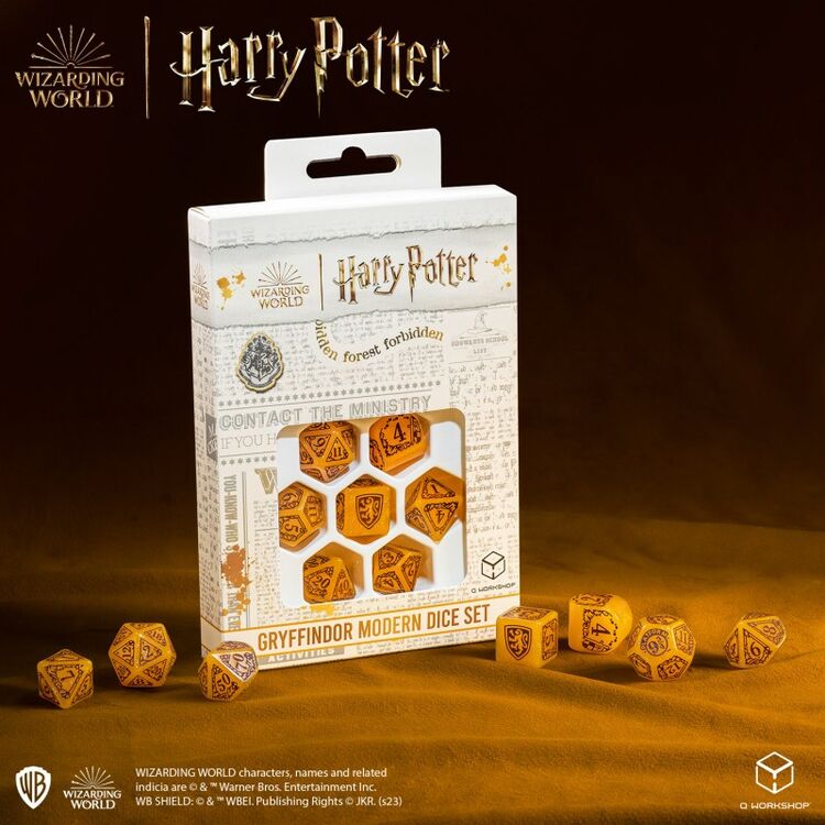 Product Ζάρια Harry Potter Gryffindor Modern Dice Set: Gold image