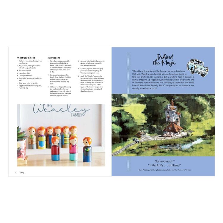 Product Harry Potter: Homemade : An Official Book of Enchanting Crafts, Activities, and Recipes for Every Season image