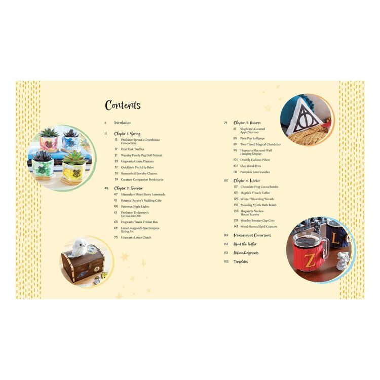 Product Harry Potter: Homemade : An Official Book of Enchanting Crafts, Activities, and Recipes for Every Season image