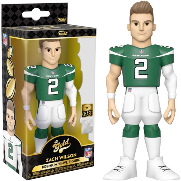 Product Funko Gold NFL: NY Jets - Zach Wilson Premium (5") (Chase is Possible) image