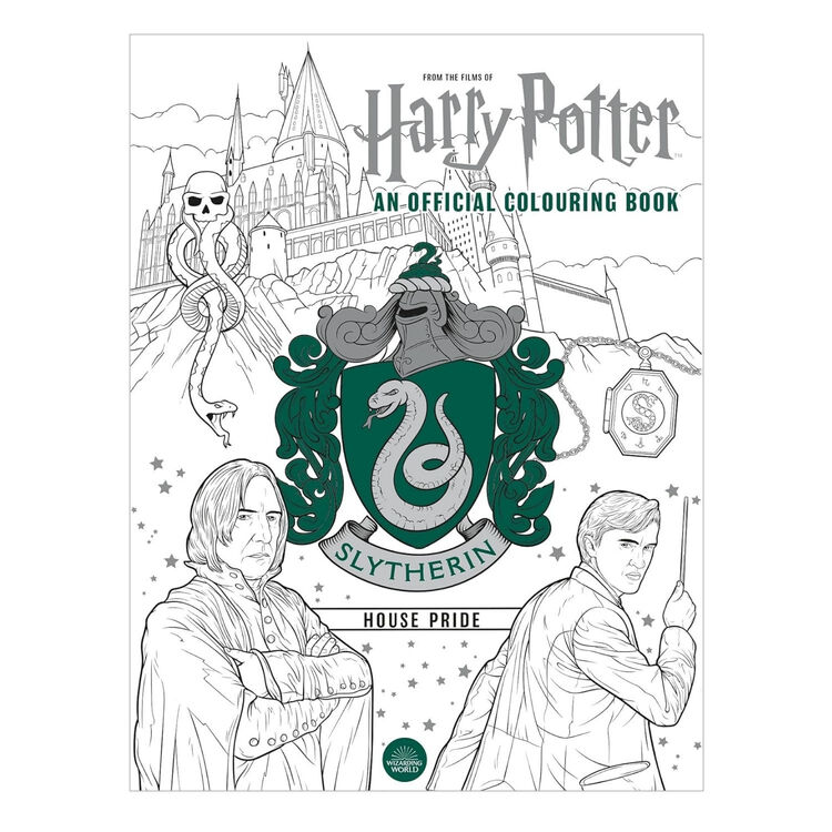 Product Βιβλίο Ζωγραφικής Harry Potter Slytherin House Pride The Official Colouring Book image