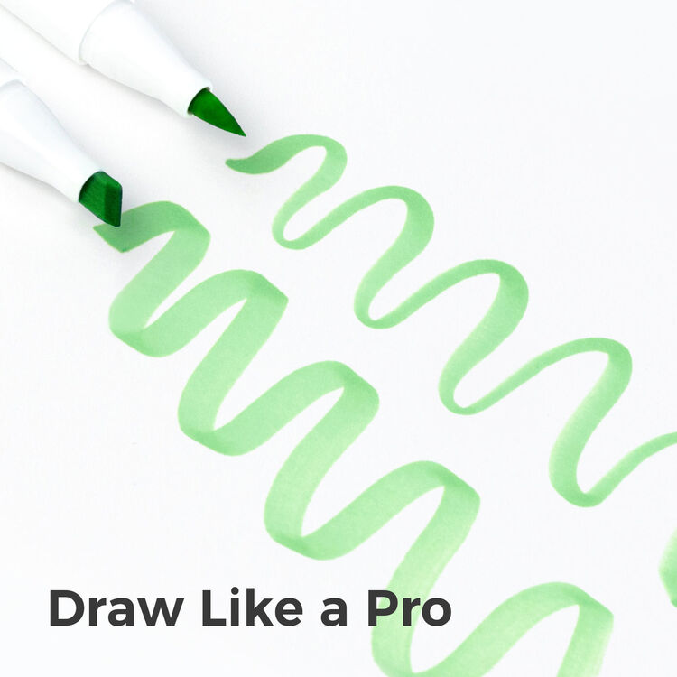 Product Μαρκαδόροι Ohuhu Markers Brush & Chisel Set of 320  Χρώματα image