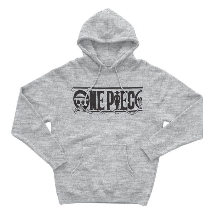 Product One Piece Luffy Skull Grey Hoodie image