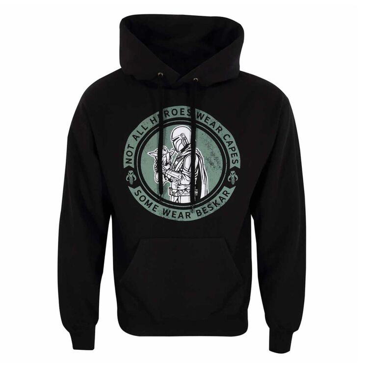 Product Star Wars Mandalorian And Child Wear Beskar Hoodie image