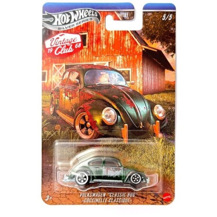 Product Mattel Hot Wheels Silver Series: Vintage Club 1968 - Volkswagen ''Classic Bug'' (JKY35) image