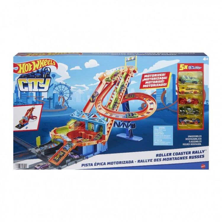 Product Πίστα Mattel Hot Wheels: City - Roller Coaster Rally Playset (HJV69) image