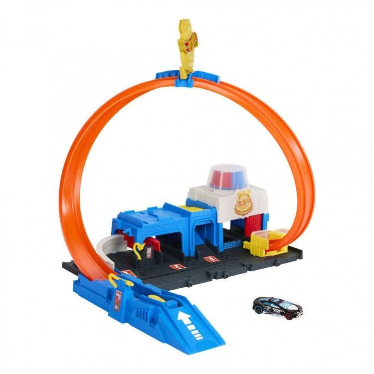 Product Mattel Hot Wheels Monster Trucks: City Σούπερ Αστυνομικό Τμήμα (JBM71) image