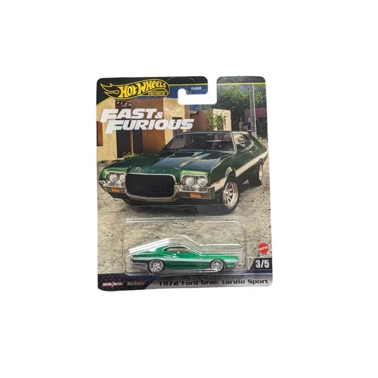 Product Mattel Hot Wheels Premium: Fast  Furious - 1972 Ford Gran Torino Sport (HYP72) image