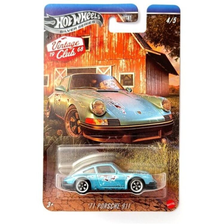 Product Mattel Hot Wheels Silver Series: Vintage Club 1968 - '71 Porsche 911 (JKY34) image
