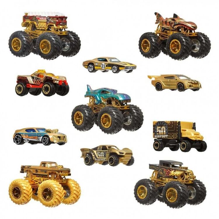 Product Mattel Hot Wheels: Monster Trucks - Bigfoot Trophy Champions Set of 12(JDW07) image