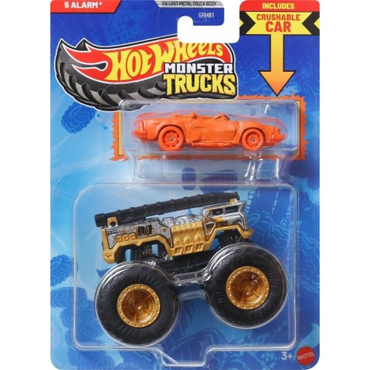 Product Mattel Hot Wheels: Monster Trucks - 5 Alarm 2 Pack Vehicles (JJT59) image