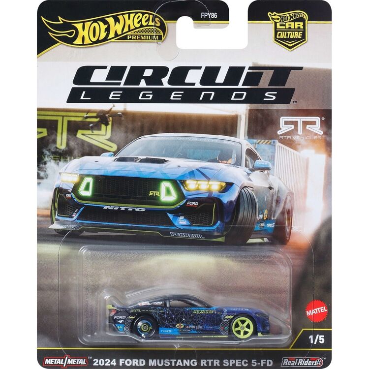 Product Mattel Hot Wheels Premium Car Culture:2024 Ford Mustang RTR Spec 5-FD (JBK48) image
