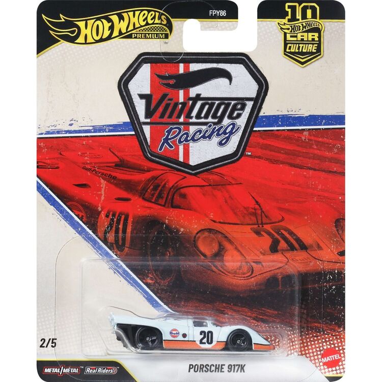 Product Mattel Hot Wheels: Premium Cars - Racing – Hw Porsche 917 K (JKF03) image