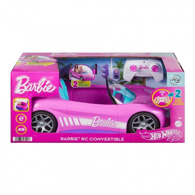 Product Mattel Hot Wheels: R/C Barbie Ροζ Κάμπριο (JBH05) image