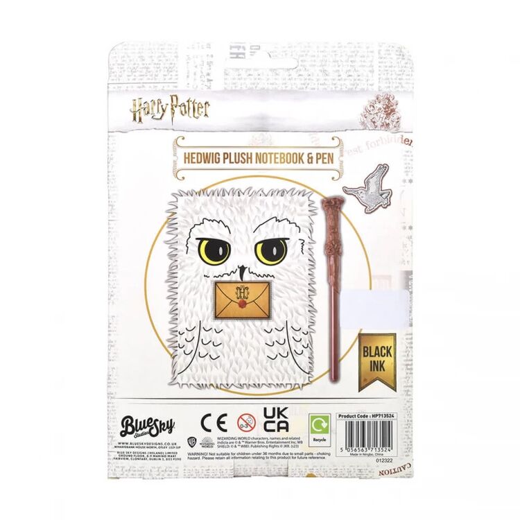 Product Τετράδιο/Λούτρινο με Στυλό Harry Potter Hedwig image