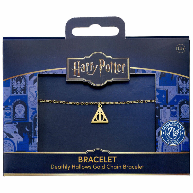Product Βραχιόλι Harry Potter Deathly Hallows Stainless Steel Gold Chain Bracelet image