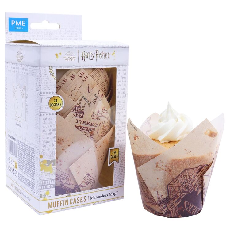 Product Φόρμα για Cupcake Harry Potter Muffin Cases Pack of 24 Marauders Map image