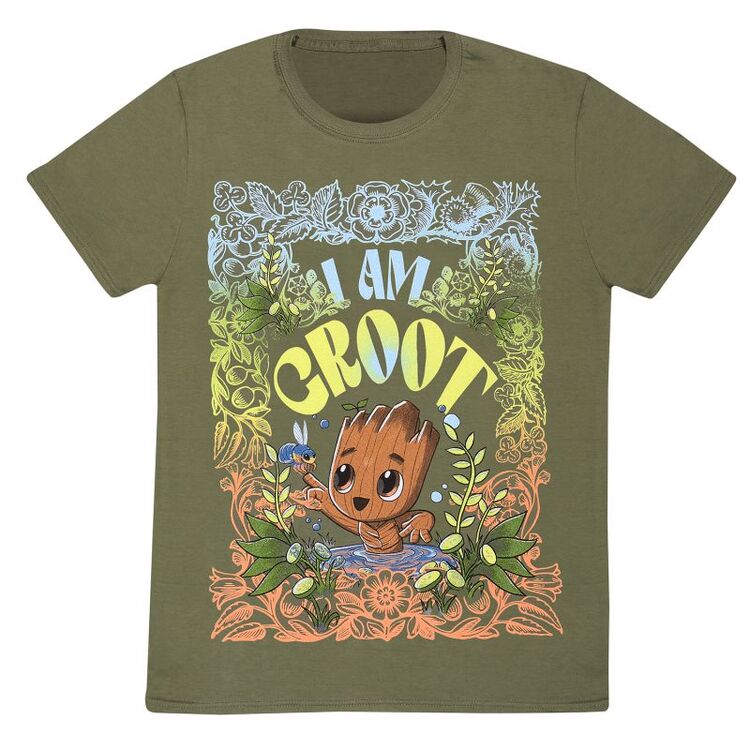 Product Marvel I am Groot Seventies Style T-shirt image