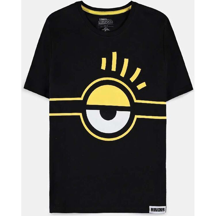 Product Minions Short Sleeved Black T-Shirt image