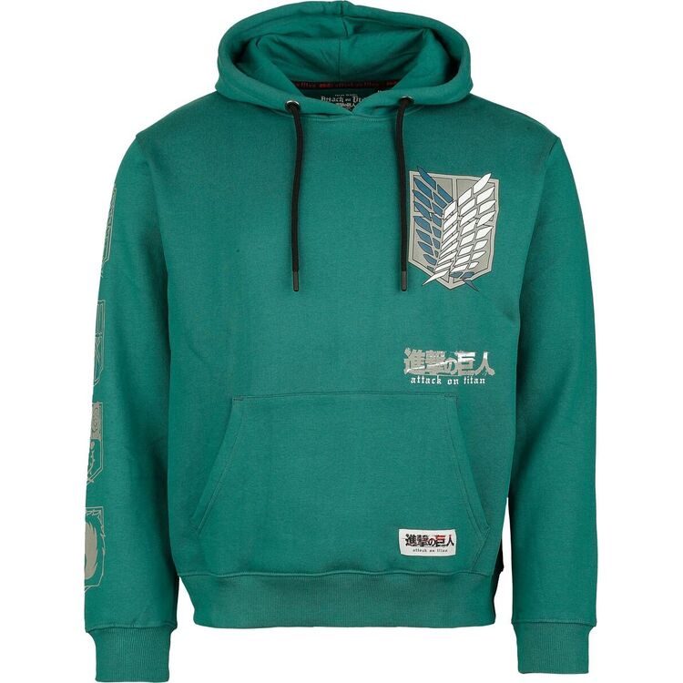 Product Attack On Titan Green Hoodie image