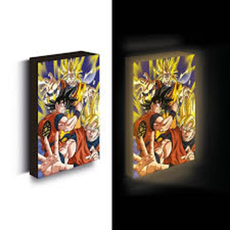 Product Dragonball Goku Evolution Light Canvas image