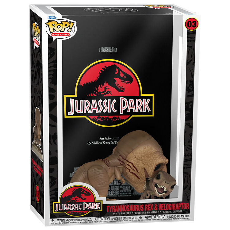 Product Funko Pop! Jurassic Park - Tyrannosaurus Rex & Velociraptor image
