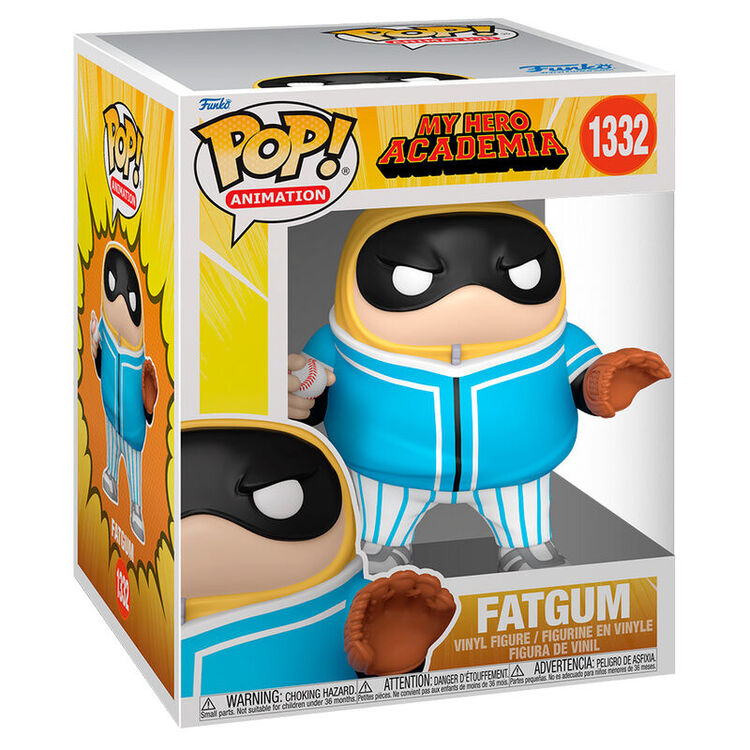 Product Funko Pop! My Hero Academia - Fatgum Hero League Baseball 6" Super Size image