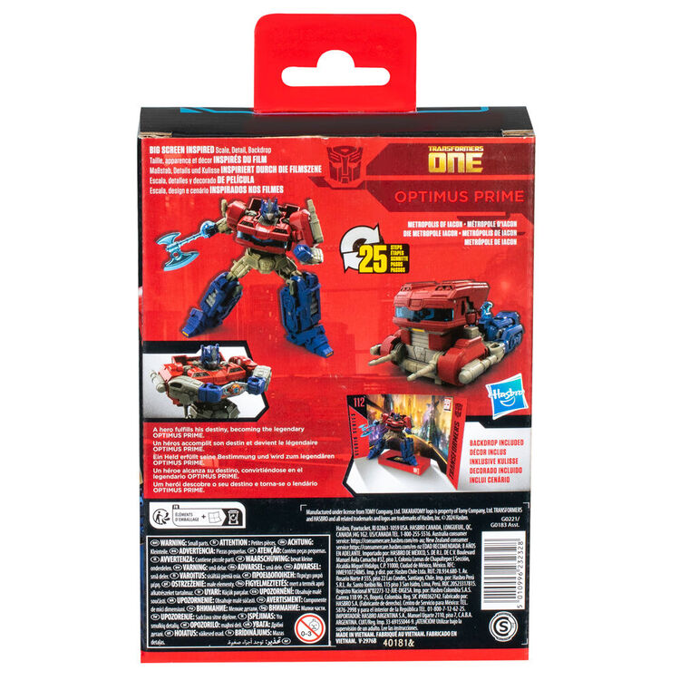 Product Hasbro Fans Transformers: Generations Studio Series - Transformers ONE Optimus Prime (G0221) image