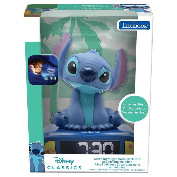 Product Disney Stitch 3d Alarm Clock image