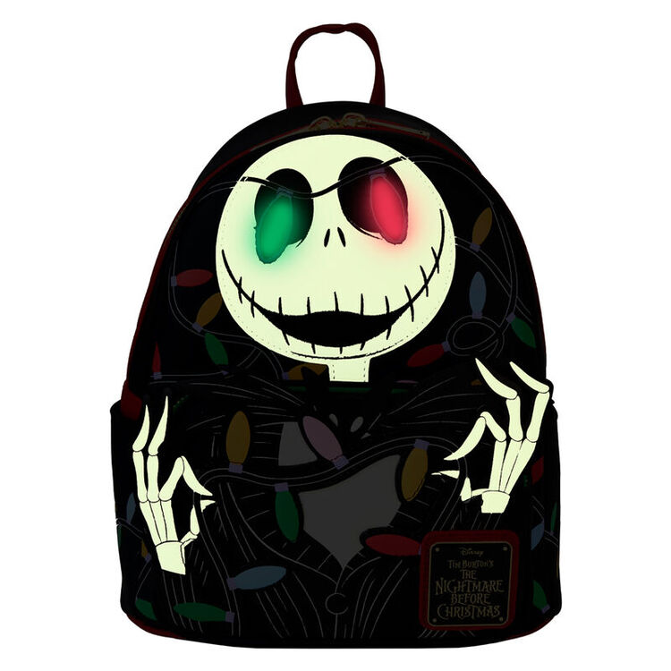 Product Τσάντα Πλάτης Loungefly Disney: The Nightmare Before Christmas Smiling Jack Light Up (Glows In The Dark) image