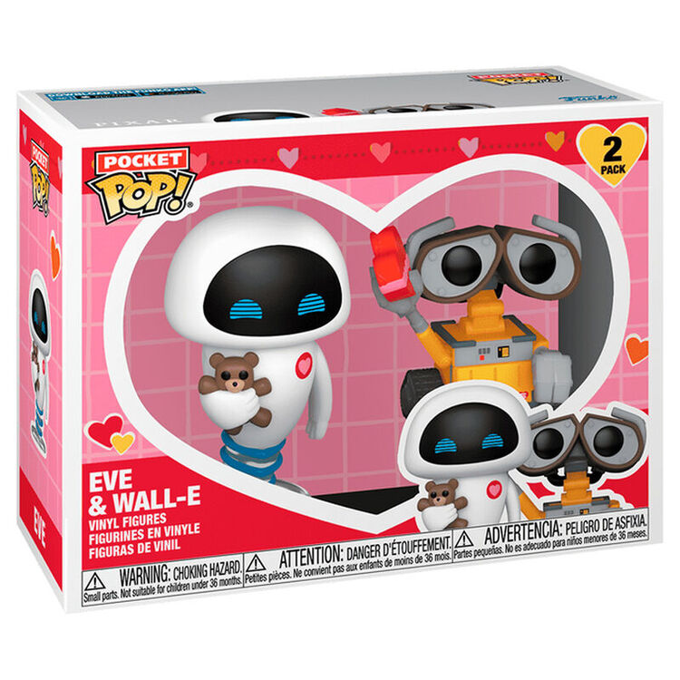 Product Funko 2-Pack Pocket Pop!: Disney - Eve & Wall-E (Valentine) image