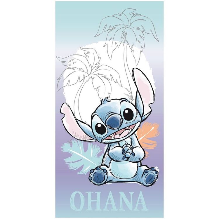 Product Πετσέτα Θαλάσσης Disney Stitch Ohana Microfibre image