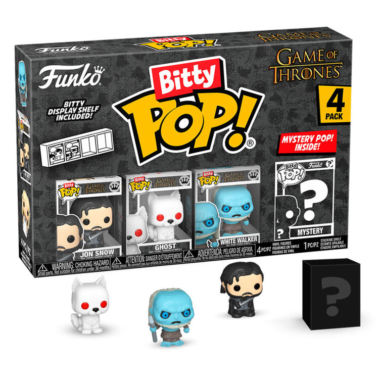 Product Funko Bitty Pop! 4-Pack: Jon Snow, Ghost, White Walker & Mystery image