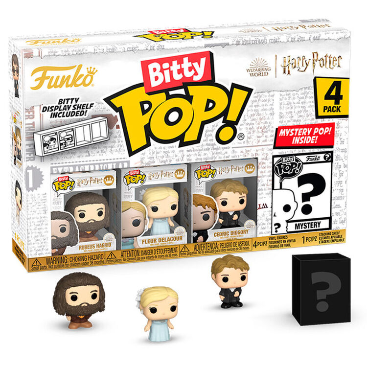 Product Funko Bitty Pop! 4-Pack: Harry Potter Goblet of Fire - Rubeus Hagrid, Fleur Delacour, Cedric Diggory image