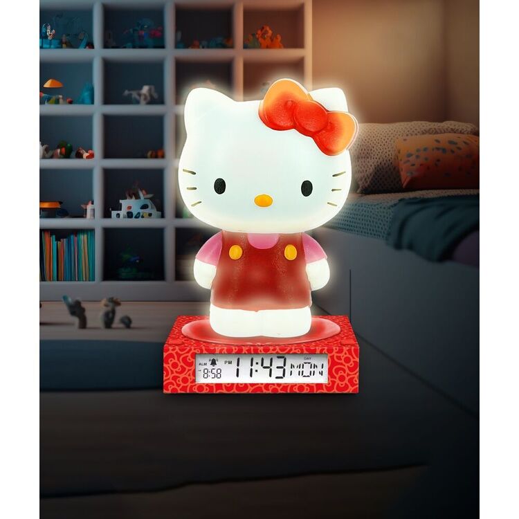 Product Hello Kitty 3D Lamp With Alarm Clock image