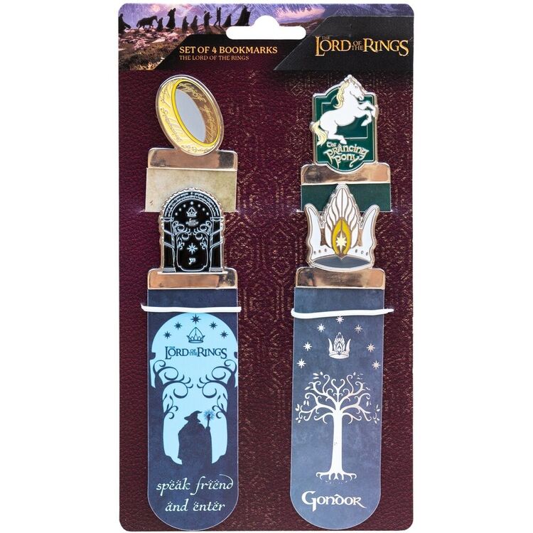 Product Lord Of The Rings Set of 4 Bookmarks image