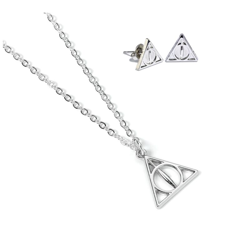 Product Harry Potter Deathly Hallows Necklace and Earrings image
