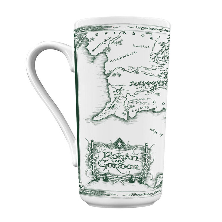 Product The Lord of the Rings Map Latte Mug image