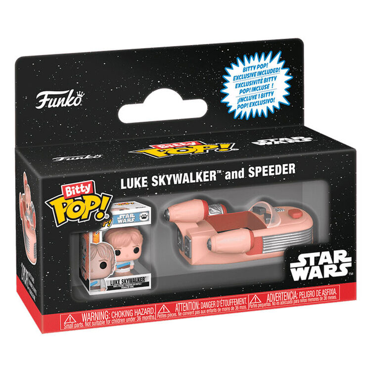 Product Φιγούρα Funko Bitty Pop! Star Wars - Luke Skywalker and Speeder image