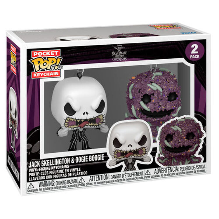 Product Funko 2-Pack Pocket Pop!: The Night Before Christmas - Jack Skellington & Oogie Boogie image