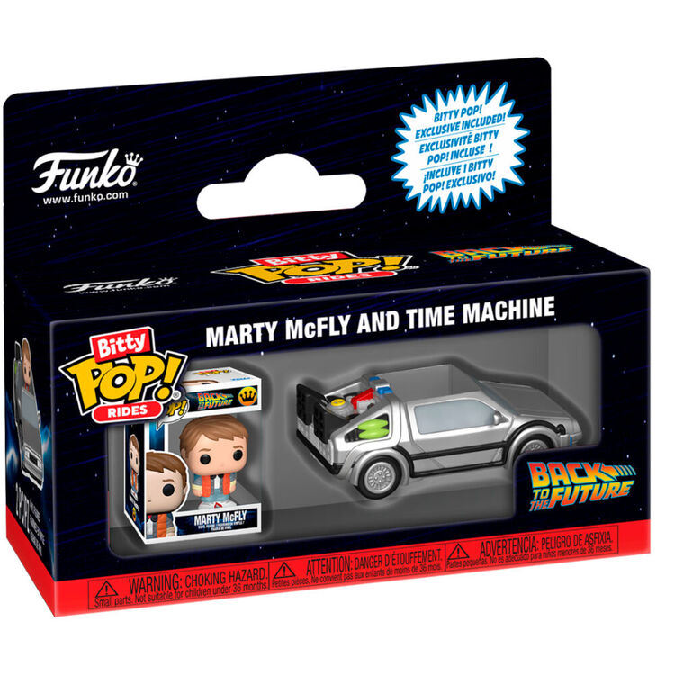 Product Φιγούρα Funko Bitty Pop! Back To The Future Marty McFly and Time Machine V image