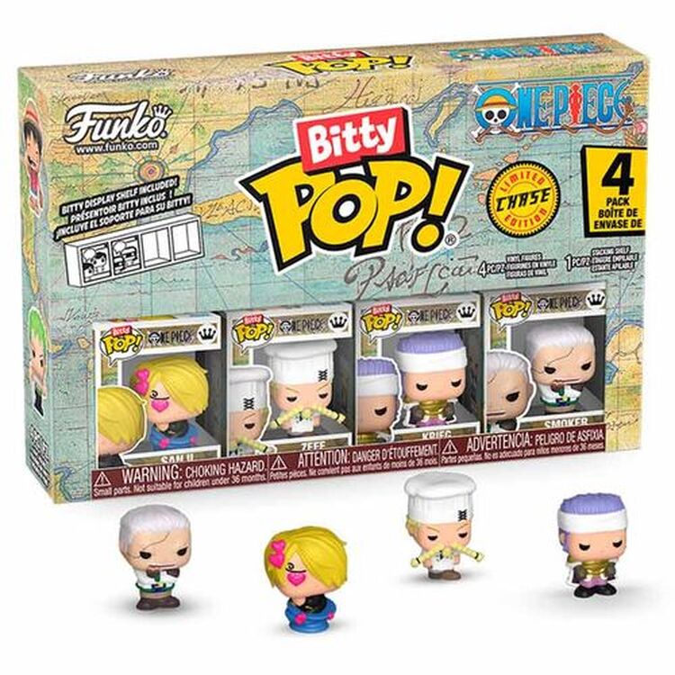 Product Φιγούρες Funko Bitty Pop! 4-Pack: One Piece - Sanji, Zeff,Krieg, Bitty Pop! Chase image