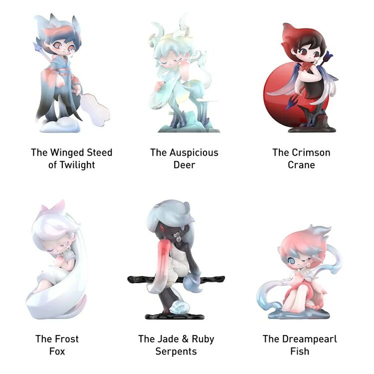 Product Φιγούρα POP MART Azura Ethereal Realm: Mythical Beasts Series Figures Blind Box  (1pc) 1τμχ Τυχαία Επιλογή image