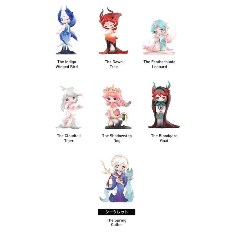 Product Φιγούρα POP MART Azura Ethereal Realm: Mythical Beasts Series Figures Blind Box  (1pc) 1τμχ Τυχαία Επιλογή image