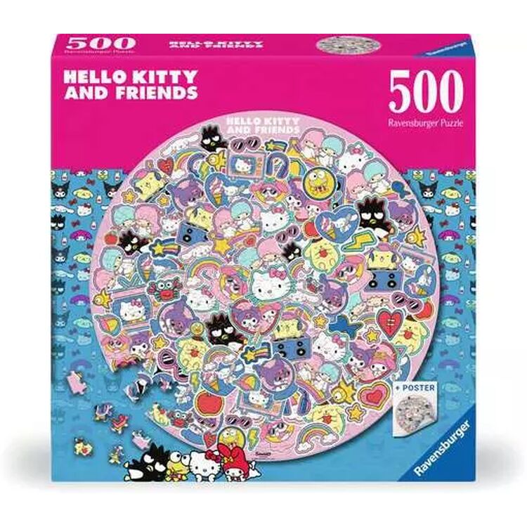 Product Παζλ Ravensburger Puzzle: Hello Kitty - Hello Kitty and Friends 500  Κομμάτια (12001391) image