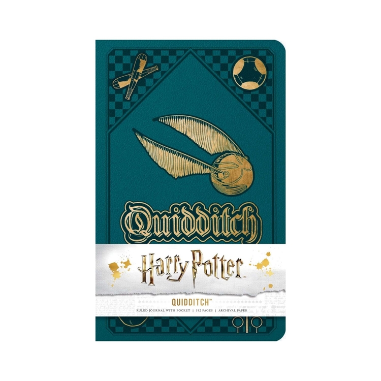 Product Harry Potter: Quidditch Hardcover Ruled Journal image
