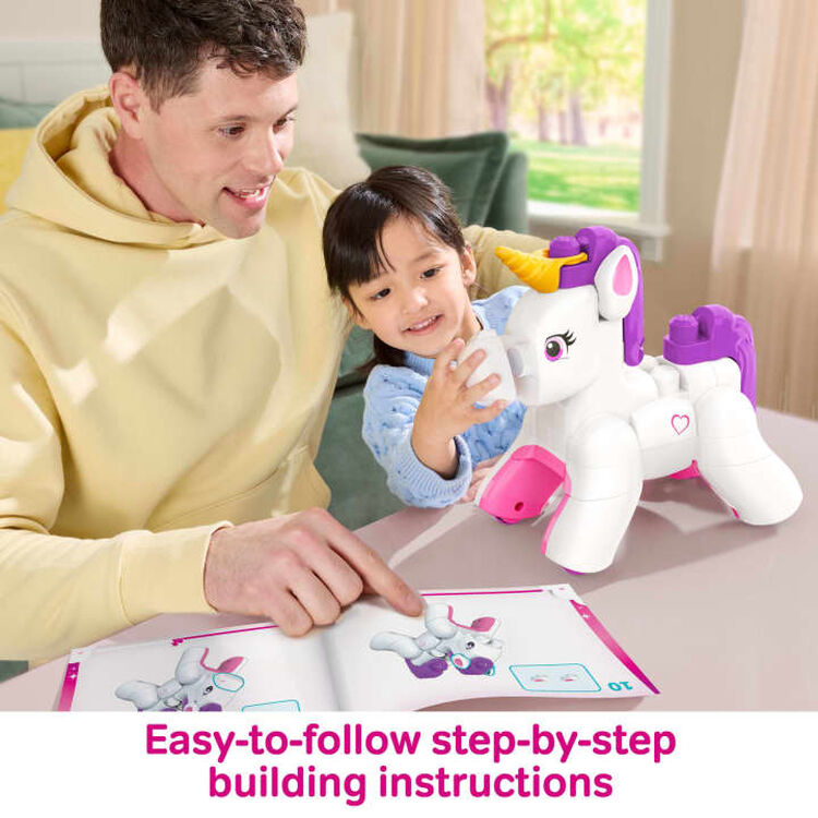 Product Τουβλάκια Mattel Mega Blocks: Unicorn 3‑in‑1 (JKG36) image