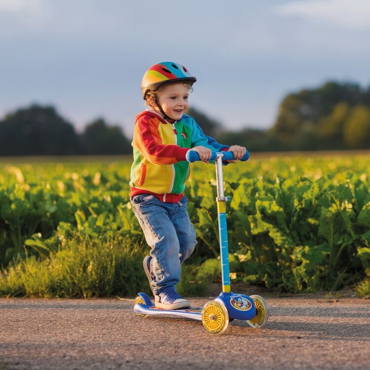 Product Σκούτερ AS Outdoor: Scooter Plus -  Sonic the Hedgehog (Flashig Wheels) (5004-50285) image